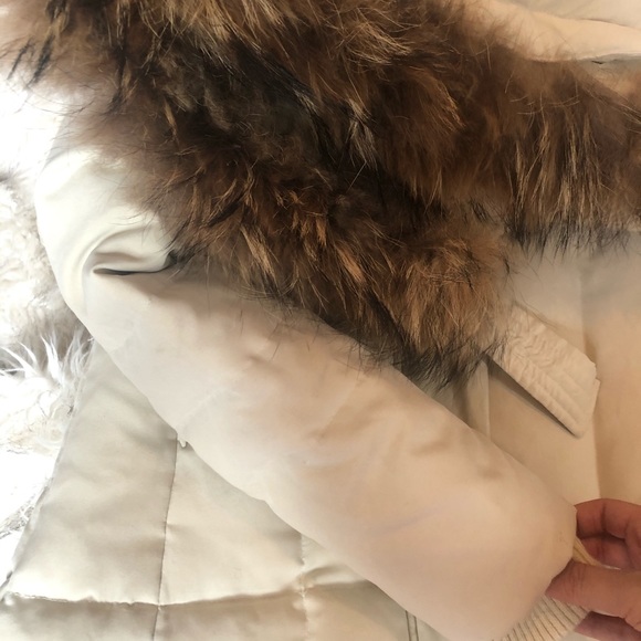 Manteau 100% duvet, capuche vraie fourrure renard - Picture 2 of 2